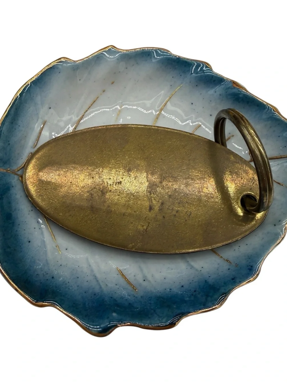 Vintage Brass Pohlig Bros. Key Fob